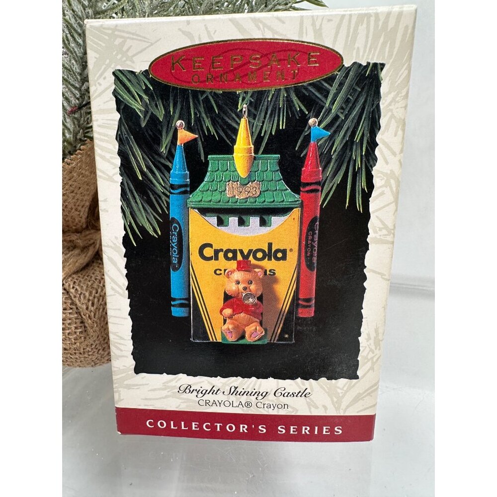 Crayola Crayons Bright Shining Castle 1993 Hallmark Ornament Christmas Decor